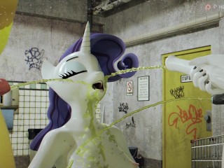 Rarity's living toilet