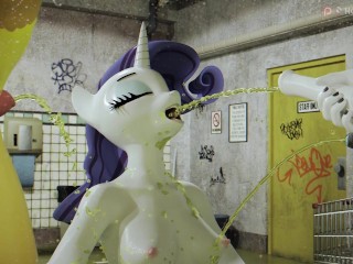 Rarity's living toilet