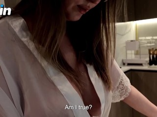 Mom's Best Friend Was Supposed to Teach Me English... But I Gave Her a Lesson in Sex