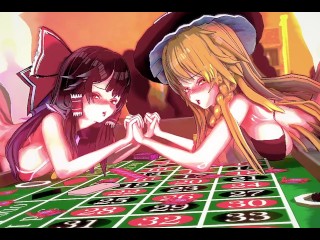 Touhou - Reimu Hakurei and Marisa Kirisame visit you in a swimsuit