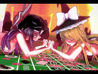 Touhou - Reimu Hakurei and Marisa Kirisame visit you in a swimsuit