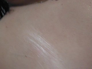 golden rain from my soapy pussy, I make myself feel good in the shower