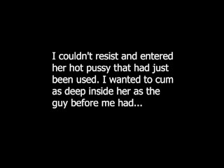 Hotwife went home after FIRST DATE with another guy. Cuckold gets sloppy seconds. With captions