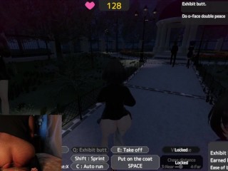 Secret Flasher Sereka: Part 1. amateur exhibitionist and femboy