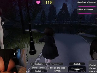 Secret Flasher Sereka: Part 1. amateur exhibitionist and femboy