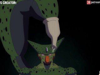 Android 18 gets mercilessly fucked by Cell from Dragon Ball (Hinca animation) - Jazziuu