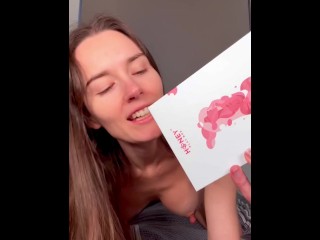 Orgasm Playing with my HoneyPlayBox Trill Toy Ass Play