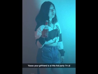 Your girlfriend loses at strip beer pong to your bully.