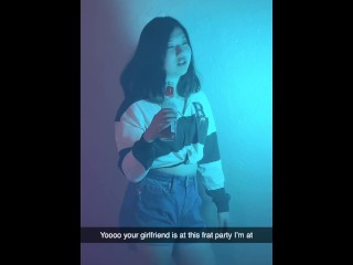 Your girlfriend loses at strip beer pong to your bully.