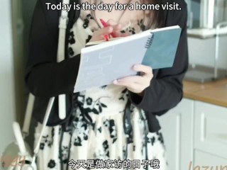 女教师来家访，并帮我补习了性爱课