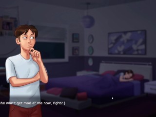 Stepsister Sharing Bed And Allowed Me To Fuck Her(18+) - Summertime Saga