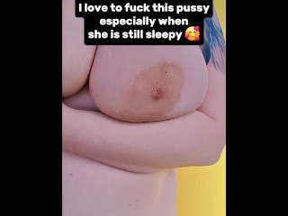 Hot Big-Tits MILF Gets Used by Her Affair for a Messy Double Creampie