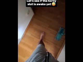 Hot Big-Tits MILF Gets Used by Her Affair for a Messy Double Creampie