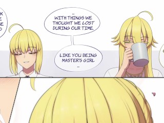 Artoria Pendragon fucked by the Master 2