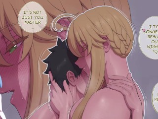Artoria Pendragon fucked by the Master