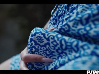 Girls Trip Turns Into Transgender Surprise - Shelena Grows Futa Cock from Shemale Ghost Agatha Vega