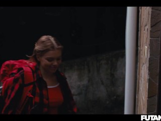 Girls Trip Turns Into Transgender Surprise - Shelena Grows Futa Cock from Shemale Ghost Agatha Vega