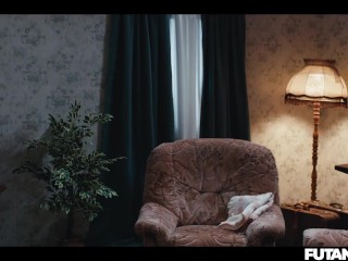 Girls Trip Turns Into Transgender Surprise - Shelena Grows Futa Cock from Shemale Ghost Agatha Vega