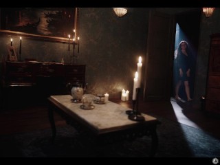 Japanese Asian Vampire Sex - Big Tits Babe Rikako Preyed by Nerdy Leana & Turned into Lesbian Demon