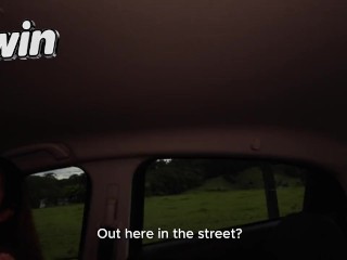 Fucking a girl selling food on the road! shes the best sucking dick!