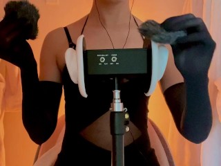 SFW ASMR Silk gloves massaging your head like heaven