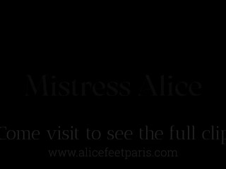Mistress Alice - Using your tongue