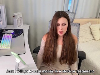 The whore agreed to be fucked in all her holes for keeping a secret