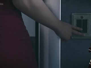 Ada Wong fucked hard by a chemistry student in her lab