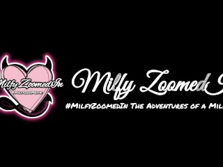 Blue Eyed Big Titty Milf in a black mask & black velvet gloves swallows a huge load after a blowjob