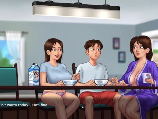 Stepsis Wants To Fuck With Me In The Dining Room(18+) - Summertime Saga New Update