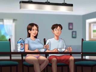 Stepsis Wants To Fuck With Me In The Dining Room(18+) - Summertime Saga New Update