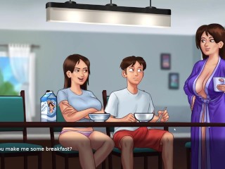 Stepsis Wants To Fuck With Me In The Dining Room(18+) - Summertime Saga New Update