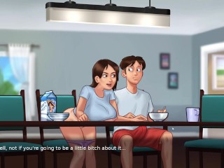 Stepsis Wants To Fuck With Me In The Dining Room(18+) - Summertime Saga New Update