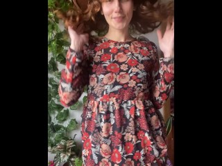 Slow turn, tight dress, and a glimpse of my ass just for you