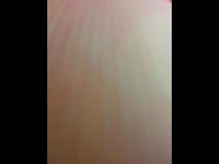 Sissy gurl in white nylons ruins her pantyhose totally and milking her clitty through material