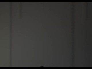 Ebony Dominatrix Sucks Cum from Dick wearing a LEATHER SUIT