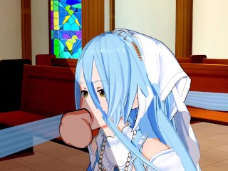 Fire Emblem - Azura Blowjob + Rides Dick