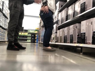 (Almost Caught) Public Fuck at Walmart Supermarket Risky Random Sex Search 365movies 
