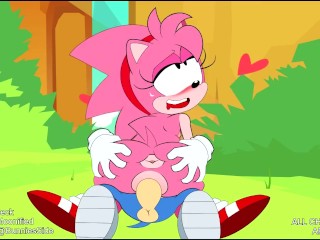 Amy Rose Fucks Sonic - Sonic Hentai