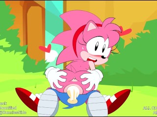 Amy Rose Fucks Sonic - Sonic Hentai