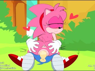 Amy Rose Fucks Sonic - Sonic Hentai