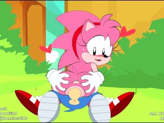 Amy Rose Fucks Sonic - Sonic Hentai