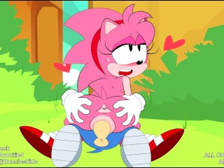 Amy Rose Fucks Sonic - Sonic Hentai