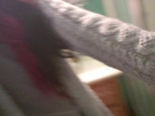 "Please Stroke Your Cock To Me Baby" Shower Drain Piss