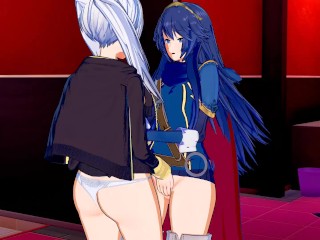 Fire Emblem - Lucina X Robin Scissoring (3D Hentai)