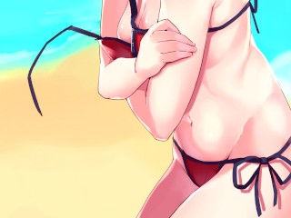 Beach trip with Mordred - Hentai JOI (Patreon choice)