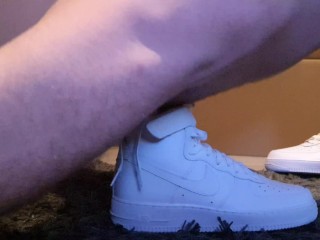 4K - Fuck and cum hard inside Nike Airforce 1 Sneaker