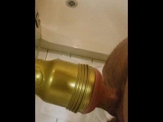 Licking Vortex in Fleshlight Fun Part 2