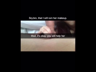 Cheating GF sends snapchats with suck cock her bull to her BF