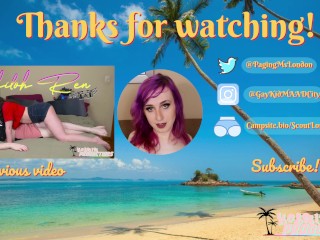 TGIRL EGIRL SCOUT LONDON CUMS IN FRESH NIKE SNEAKERS *FIRST FREE VID EVER*